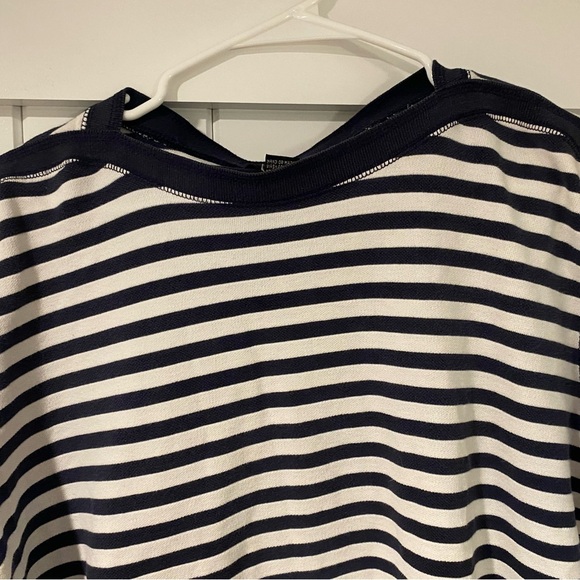 Rafaella Blue and White Short Sleeve Tee - Picture 2 of 4